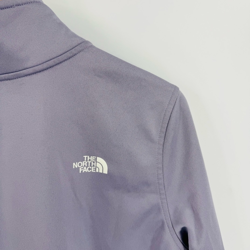 The North Face Women's Lavender Gray Zip-Up Funnel Neck Activewear Jacket Size L - Picture 7 of 11